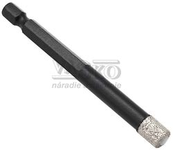 Diamantov vrtk do gresu 6mm, upnutie 4-HRAN 3/8, XL-TOOLS